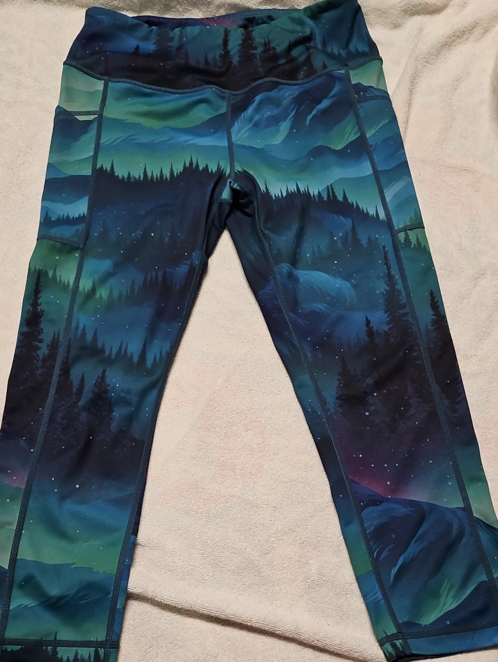 Constantly Varied Gear Night Forest Leggings - Blue/Green